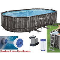 Bestway Piscina Fuori Terra Power Steel 610x366x122cm