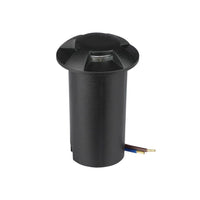 Faretti Segnapasso Led 1W da incasso per esterno Step Light Black 4way 3000K