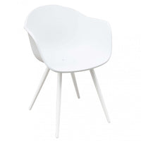 Sedia Sestriere 61x61x80 h cm in Plastica Bianco