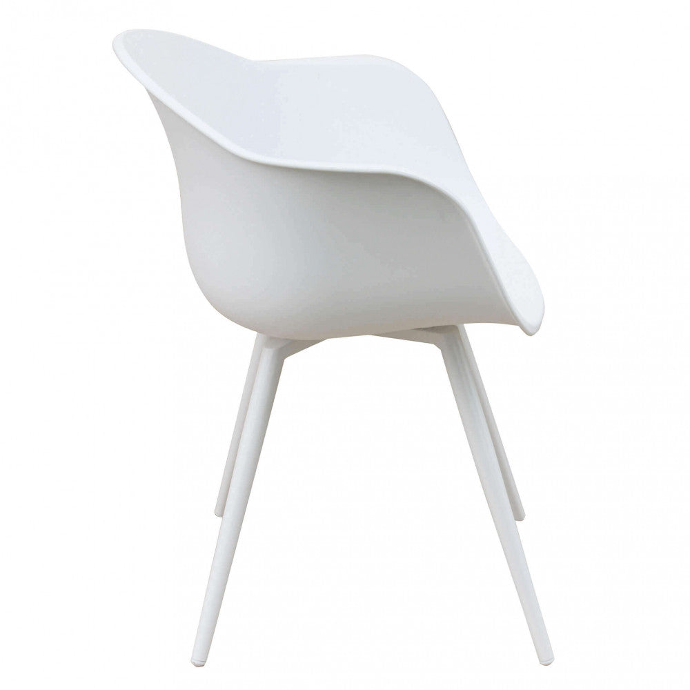 Sedia Sestriere 61x61x80 h cm in Plastica Bianco