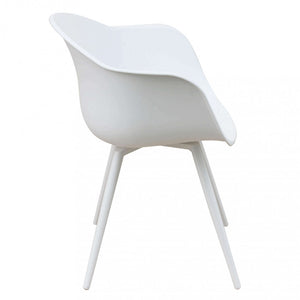 Sedia Sestriere 61x61x80 h cm in Plastica Bianco