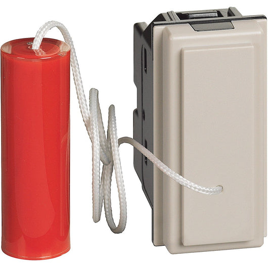 Pulsante a tirante Bticino Living Now 1P 10A colore sabbia KM4033