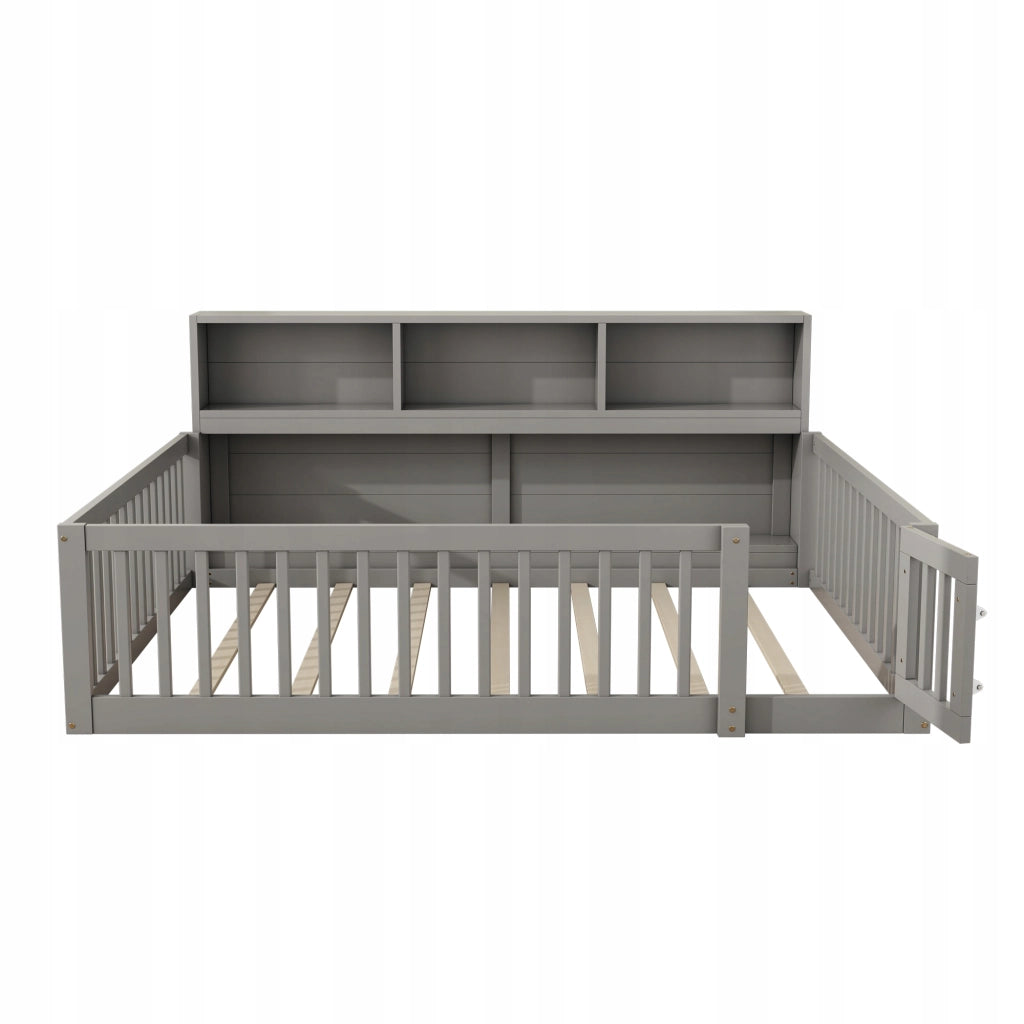 Divano letto 140x200 - Xylo - Grigio, pino