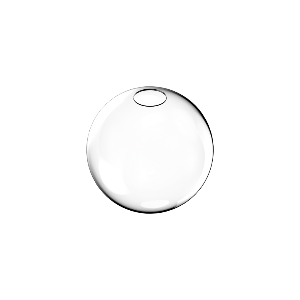 MAPA SINGLE SOLO VETRO SFERA D.20CM TRASPARENTE