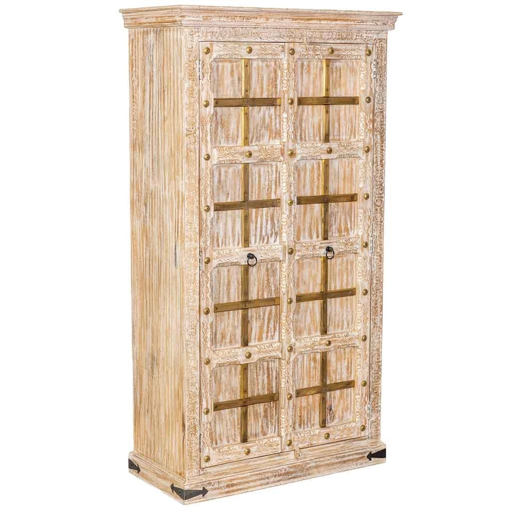 Armadio in legno beige 99x46x180h cm