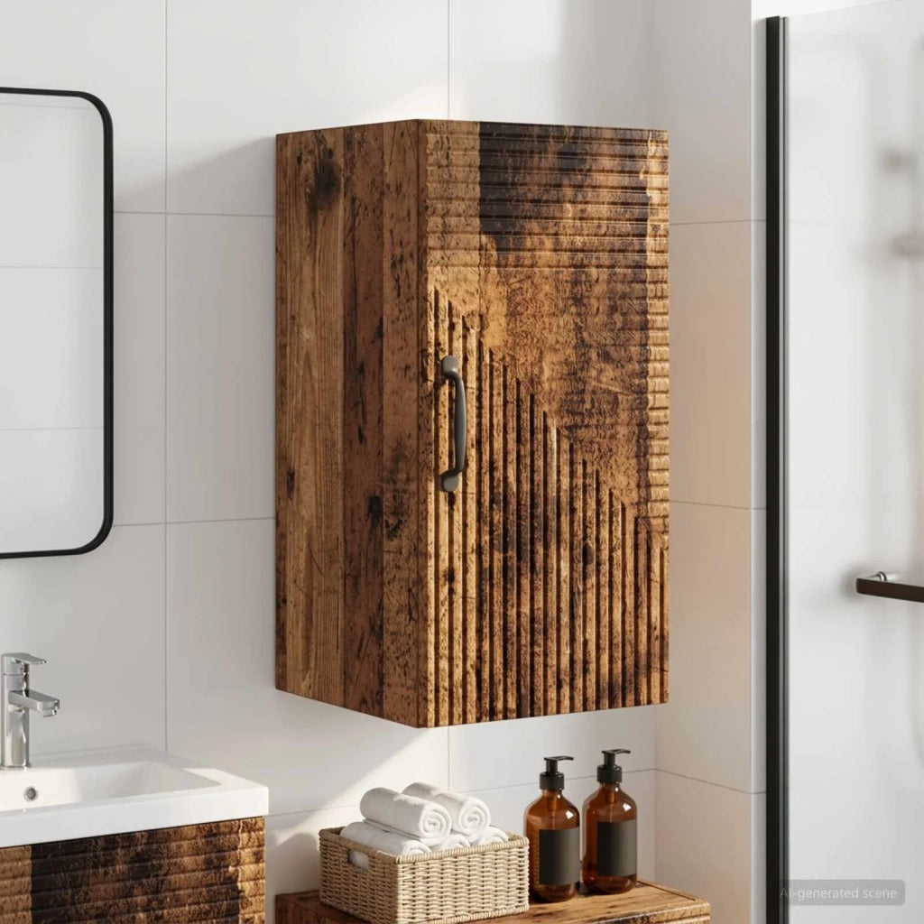 Armadio da bagno a muro HAARLEM Legno antico 30 x 31 x 59 cm 896813