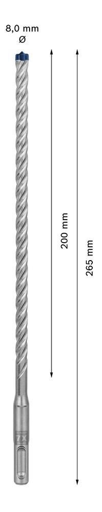 Bosch SDS plus-7X 1 pz