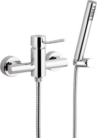 Rubinetto esterno per doccia con doccia duplex serie minimal