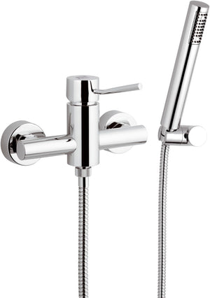 Rubinetto esterno per doccia con doccia duplex serie minimal