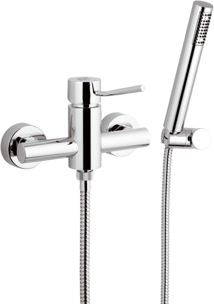 Rubinetto esterno per doccia con doccia duplex serie minimal