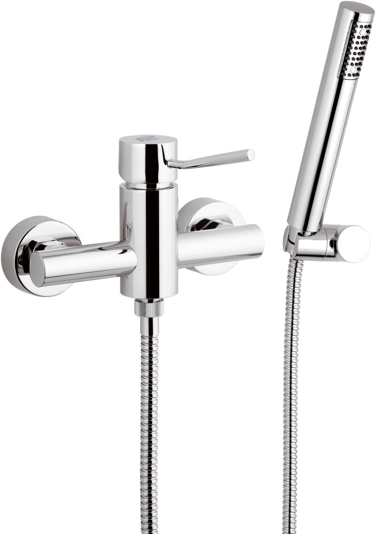 Rubinetto esterno per doccia con doccia duplex serie minimal