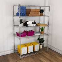 Scaffalature in metallo 5 Ripiani Componibile garage casa officina negozio