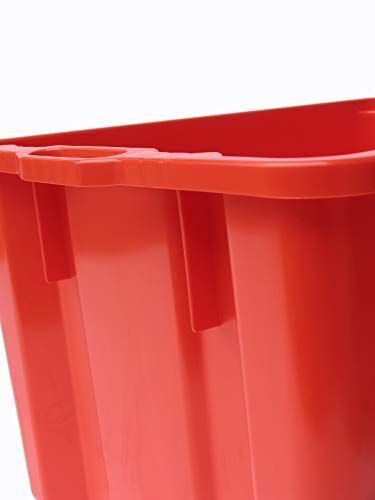 Mobil Plastic 131 Cassa Chiusa Sovrapponibile Arancione 50 Litri