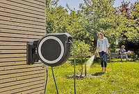 Gardena RollUp L Rocchetto montato a muro Automatico Nero, Blu, Grigio