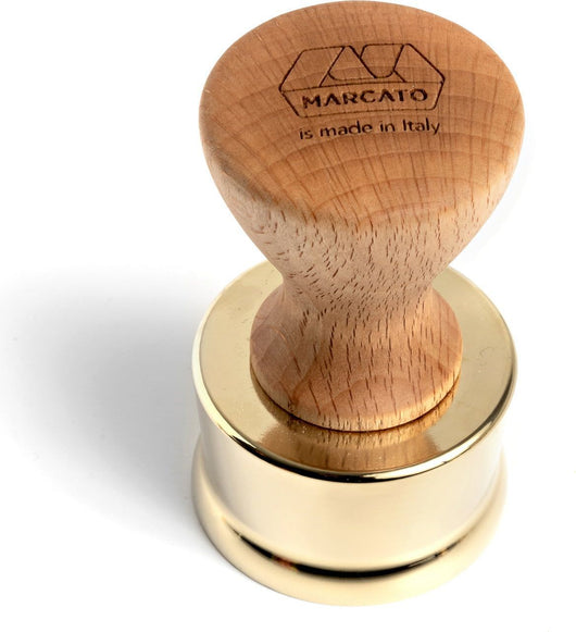 Marcato Stampino per Ravioli Forma Tondo Liscio Colore Pale Gold Legno Faggio 50mm