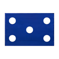 Foglio target per gabbia da golf 3 x 2 m 5 fori 210D Tessuto Oxford 12 corde elastiche