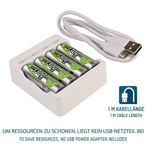 Ansmann BASIC IV carica batterie Universale USB