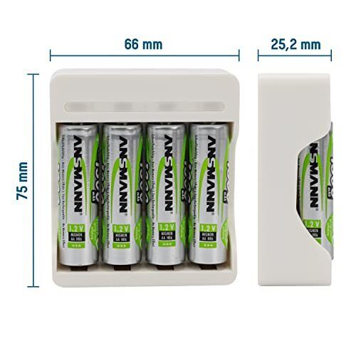 Ansmann BASIC IV carica batterie Universale USB