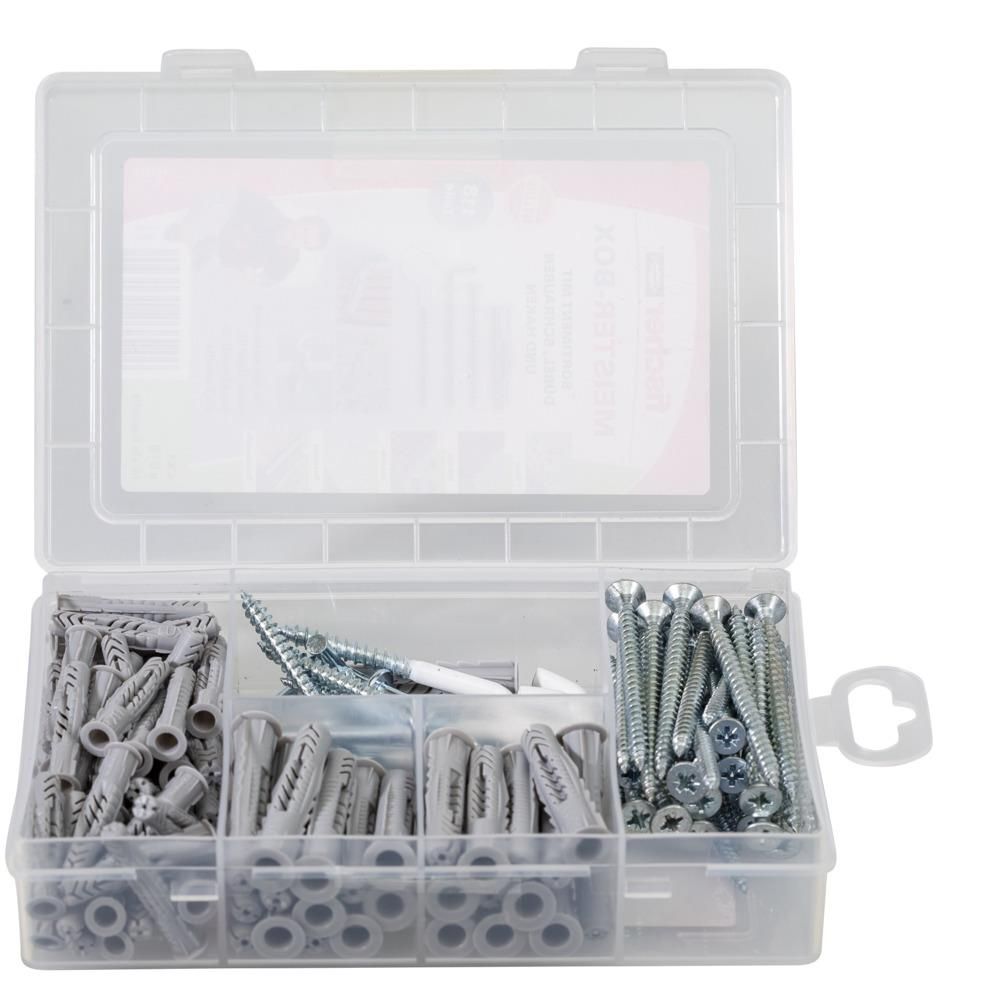 Fischer MEISTER-BOX UX 75 pz Kit di viti e tasselli a muro