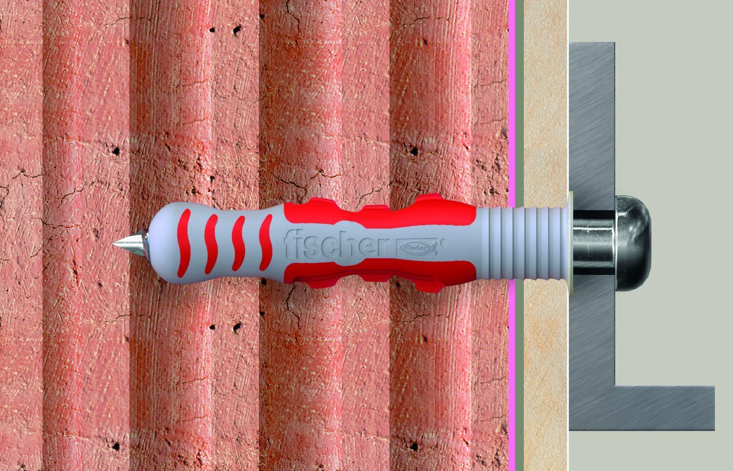 Fischer DuoSeal 50 pz Tassello a muro 38 mm