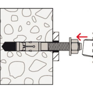 Fischer FBZ 12/10 20 pz Bullone