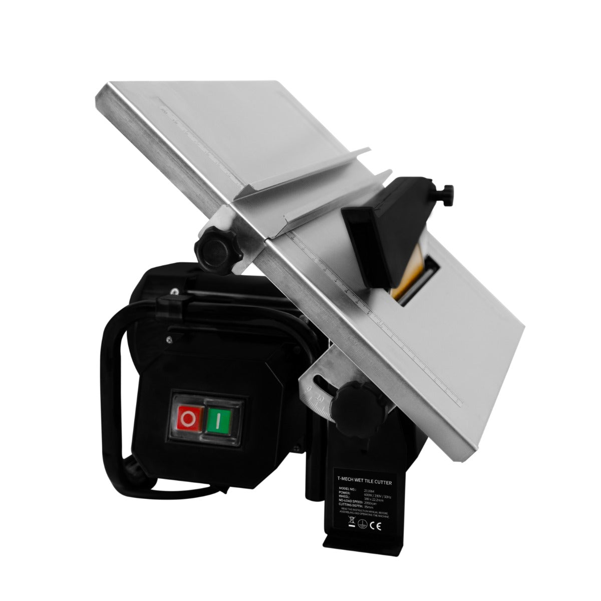 Tagliapiastrelle idraulico da tavolo elettrico 600W 230V 180mm lama diamantata per taglio