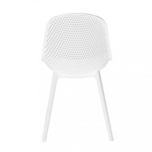 Sedia da Giardino Vichy 55x46,5x85 h cm in Plastica Bianco