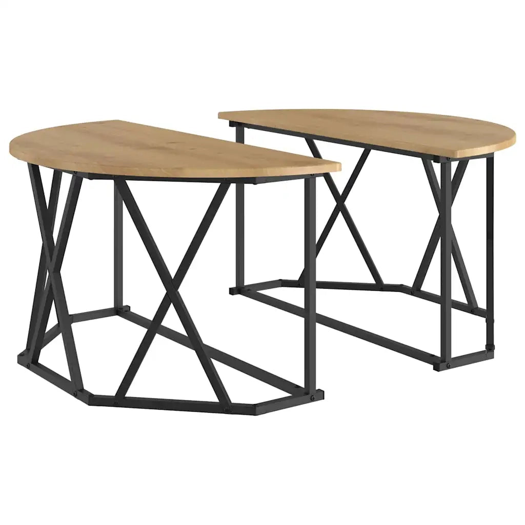 Tavolino da salotto | Tavolino da caff¨¨ | Tavolino da Soggiorno Rovere artigianale 80 x 80 x 42 cm