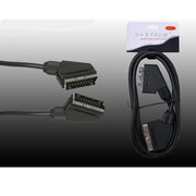 Trade Shop - Cavo Corda Scart Presa Tv Decoder Digitale Lettore Dvd Vhs 21 Pin Maxtech Scart-001 -
