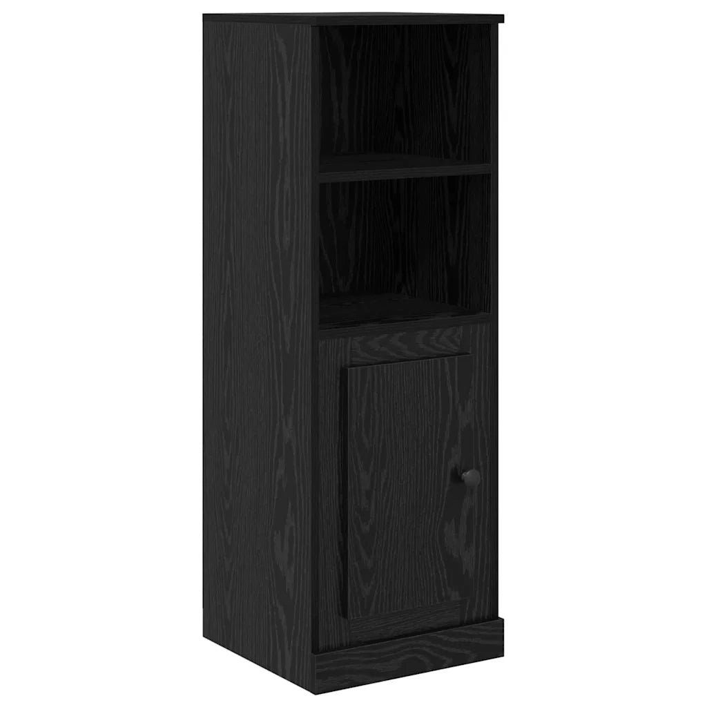 Credenza con cassetto 3 pcs Rovere Nero Legno multistrato 3402676