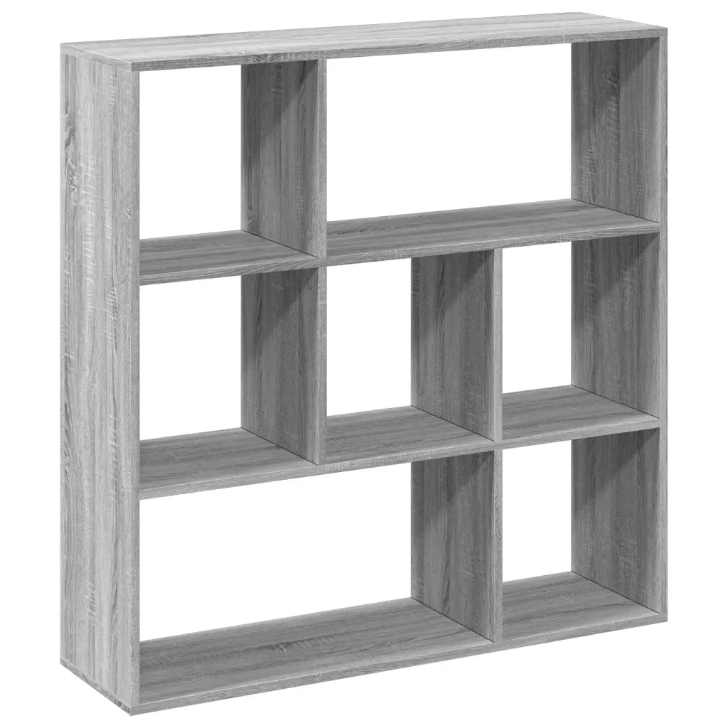 vidaXL Libreria Divisorio Grigio Sonoma 102x29x103,5 cm in Truciolato