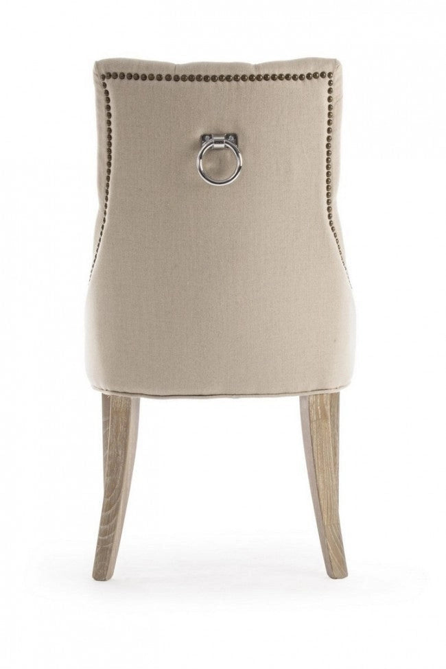 Set 2 Sedie 51x61x90h cm Cally Naturale