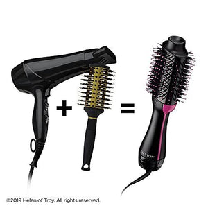 Revlon RVDR5222E asciuga capelli Nero, Rosa