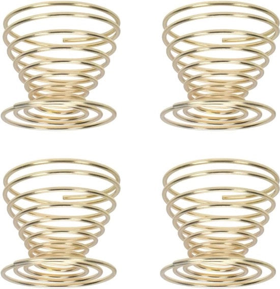 4 Set di Coperchi in Acciaio Inossidabile per Uova - Accessori di Cucina Pratici per Uova Cotte