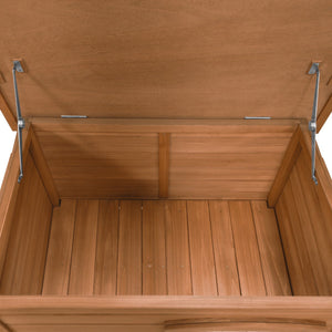 Cuccia per cani di piccola taglia in legno Con Tetto apribile a rialzata