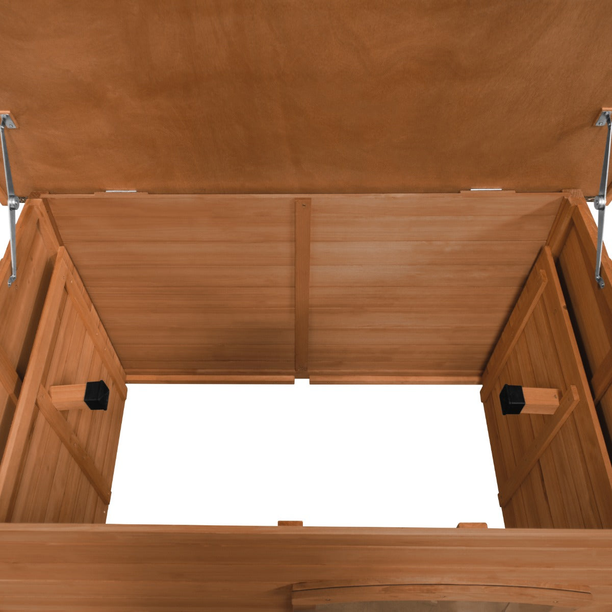 Cuccia per cani di grande taglia in legno Con Tetto apribile a rialzata