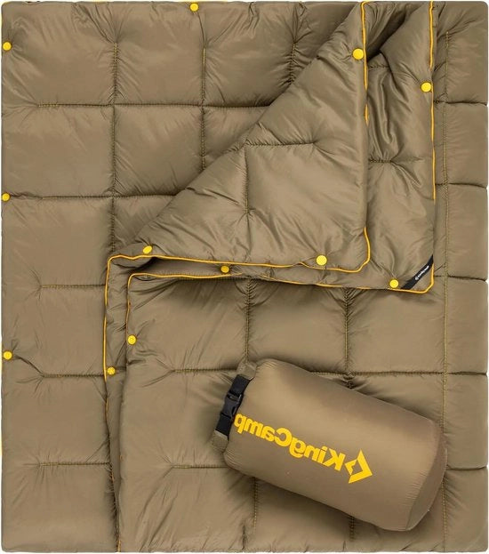 Doppia Funzionalità Deken per Campeggio Ultraleggero - Sacco di Emergenza per il Sonno - Deken per Viaggiare all'aperto o in Interno 175 x 135cm