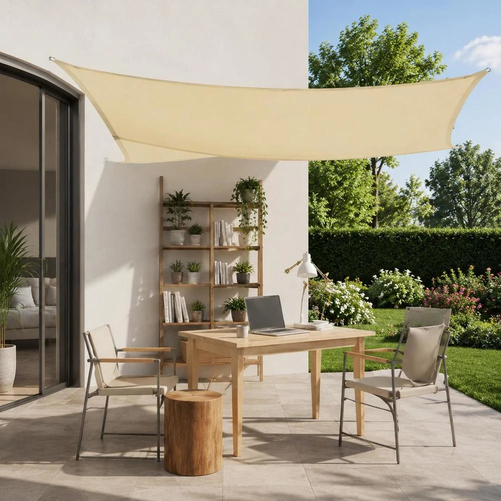 Sun Sail 160 G/square Meter Cream 4x7 M HDPE
