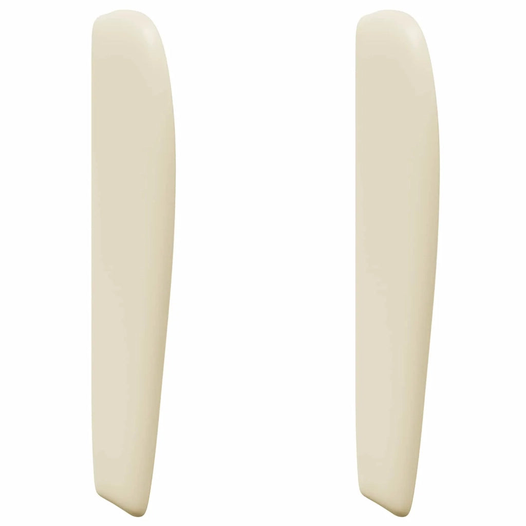 Orecchia della Testata Crema 80 x 23 x 6 cm PVC CFW2497472
