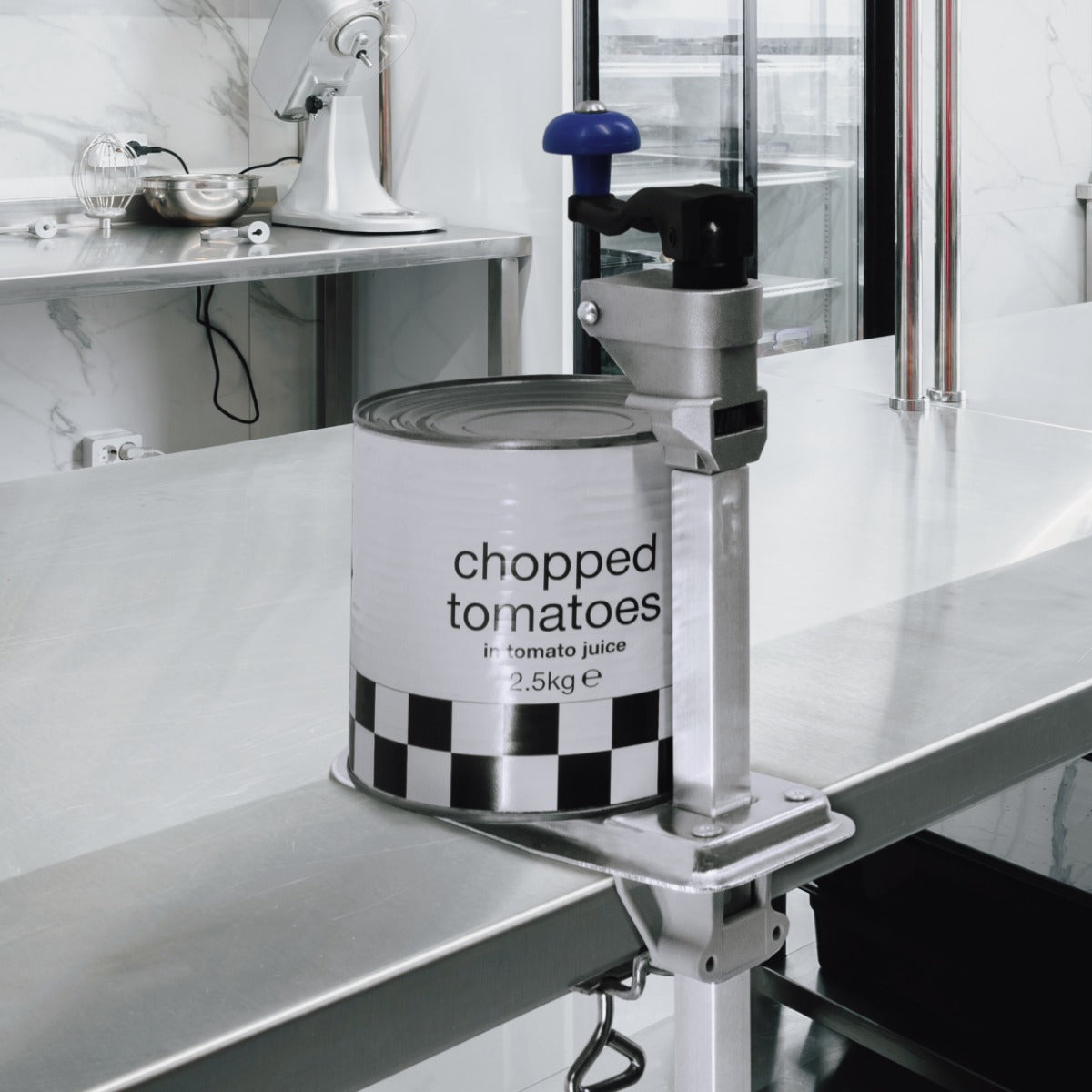 Apriscatole commerciale Catering Blocco per banco professionale in acciaio resistente