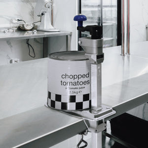 Apriscatole commerciale Catering Blocco per banco professionale in acciaio resistente