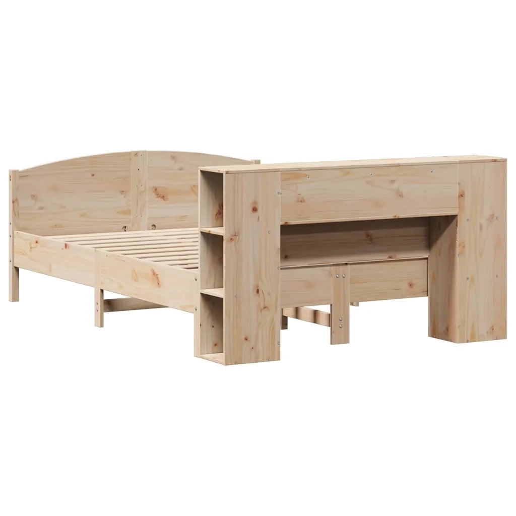 vidaXL Letto Libreria senza Materasso 160x200 cm in Legno di Pino