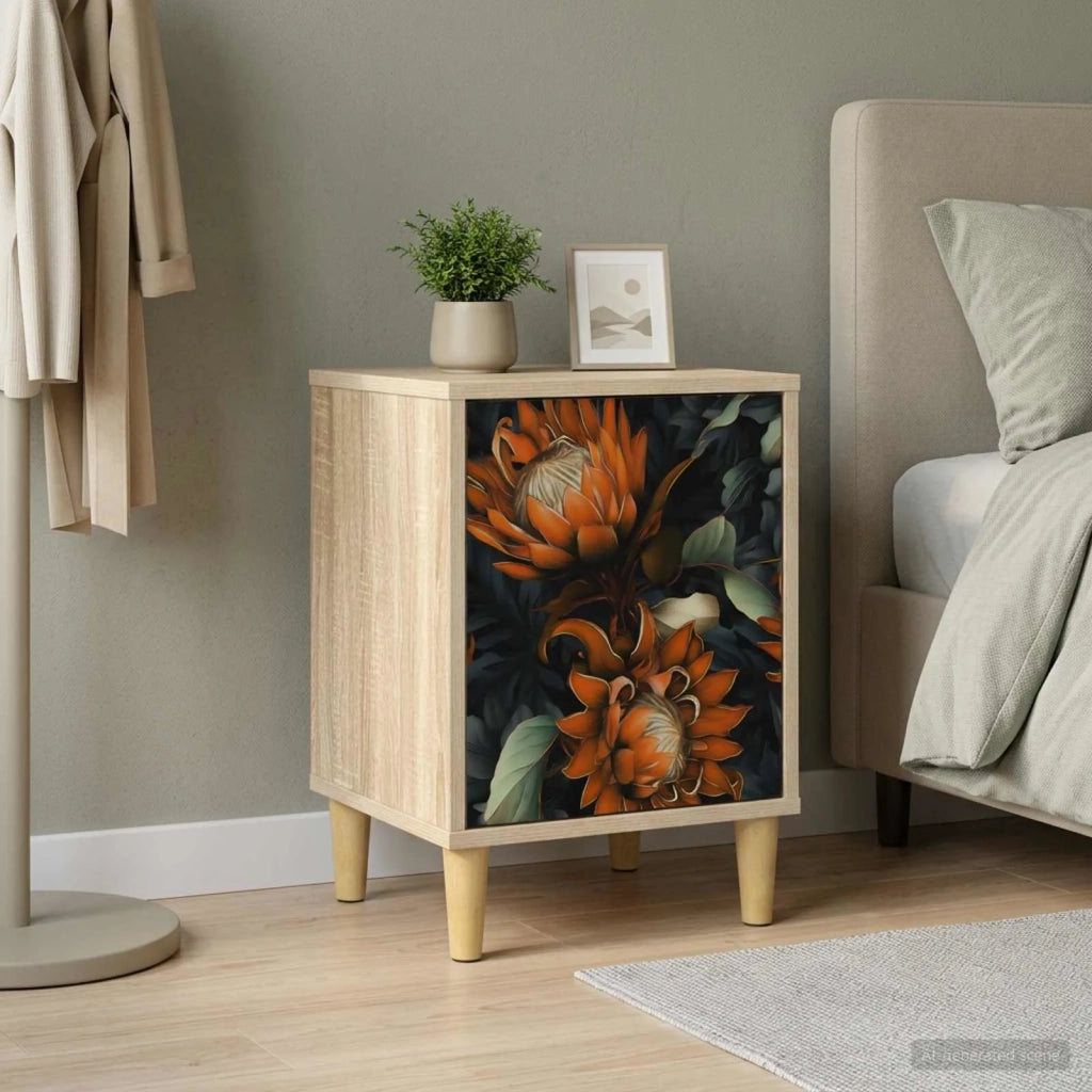 Armadio da Notte LOCHEM Rovere Sonoma 36 x 33 x 50 cm 8007191