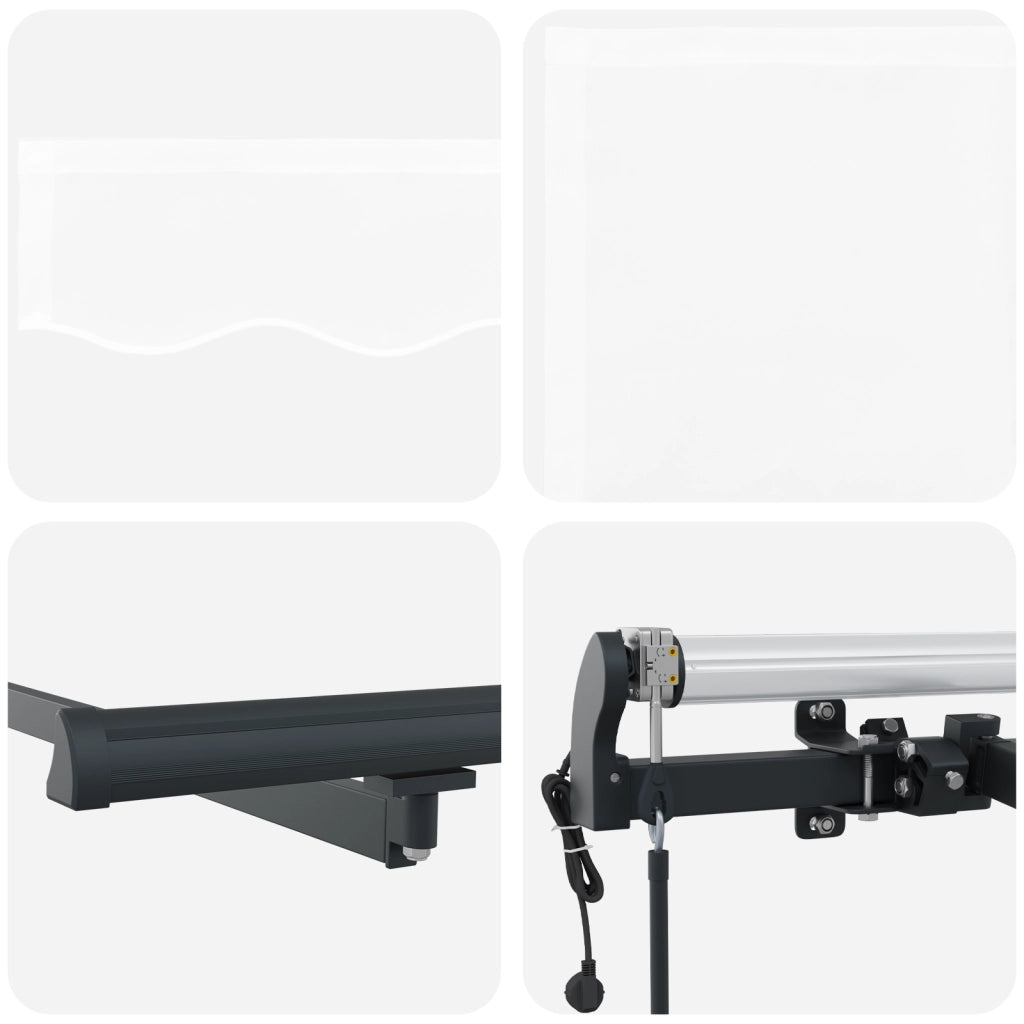 Tenda Retrattile Automatica  Bianca 450x300 cm