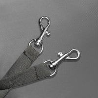 Passeggino per animali domestici Trasportino pieghevole Trolley da viaggio per gatti e cani Copertura anti-pioggia – Grigio