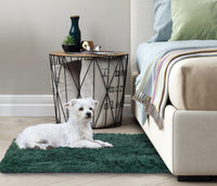 AIO FACTORY 80x120 cm TAPPETO PELOSO ANTISCIVOLO Tappeto morbido verde