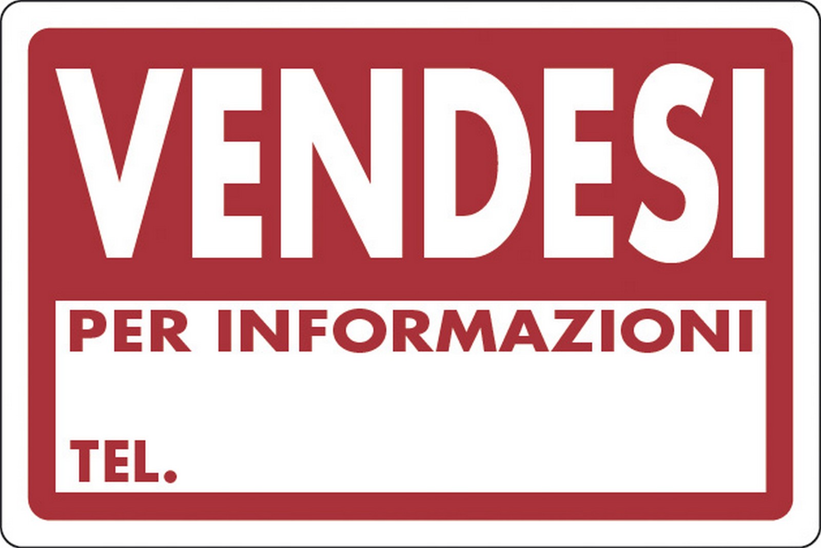 targa segnaletica vendesi cod:ferx.2118