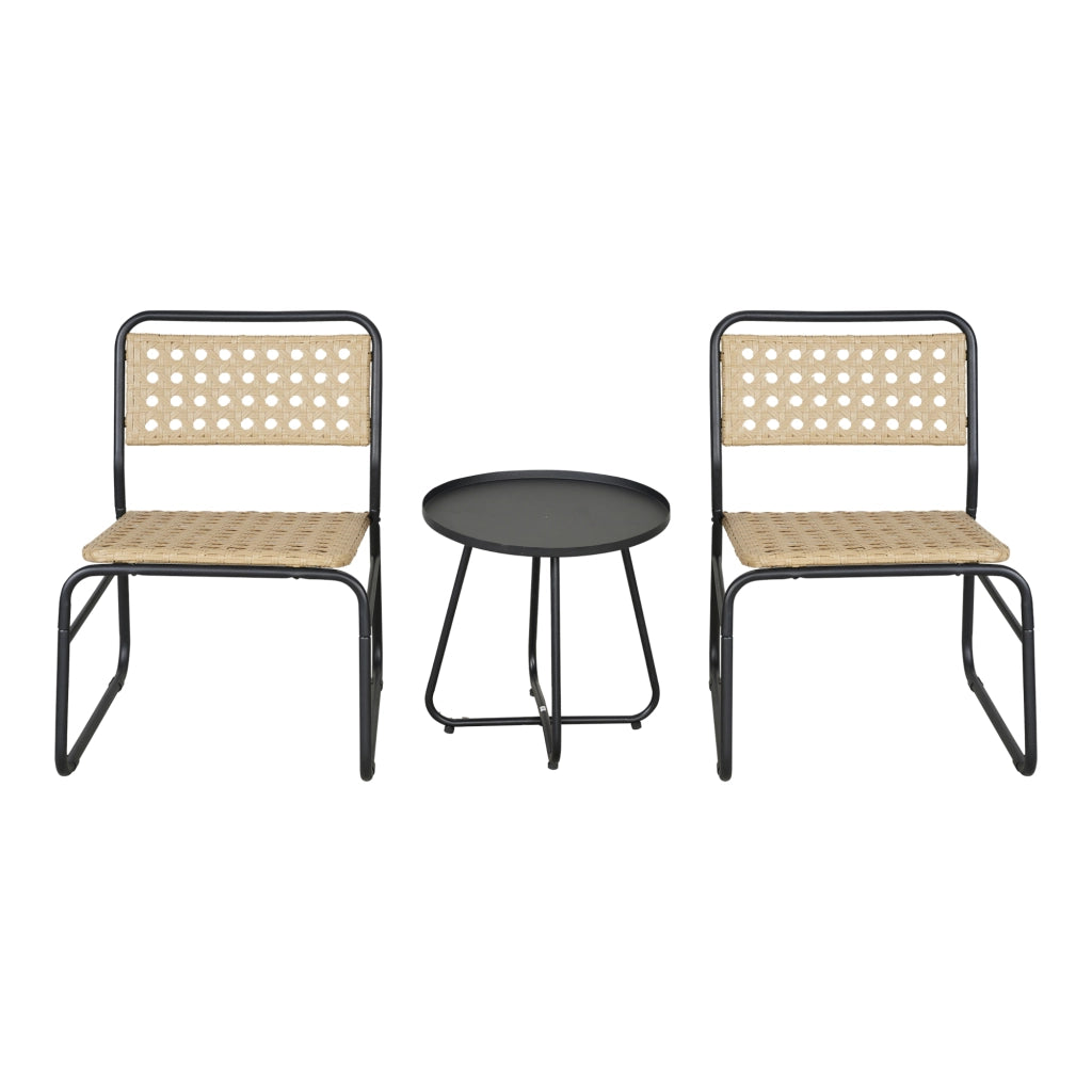 Set da Bistrot Brienza Tavolino e 2 Sedie - Beige casa.pro
