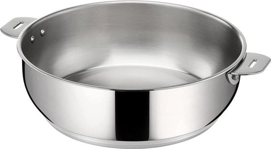 Pentola a cottura 24 cm acciaio inossidabile 18-10 con forno a induzione a stack  alta qualità Made in Italia 012132031724