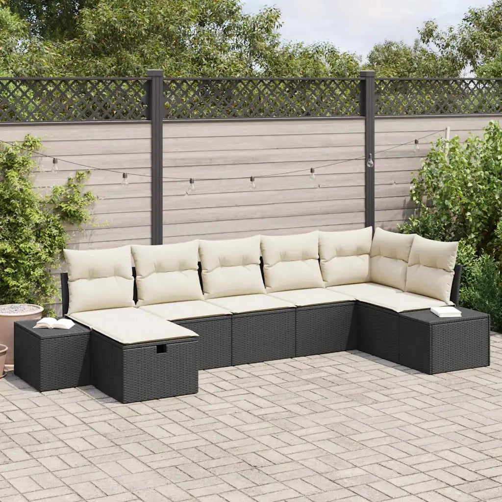Set di divani con cuscino 8 pcs polyrattan